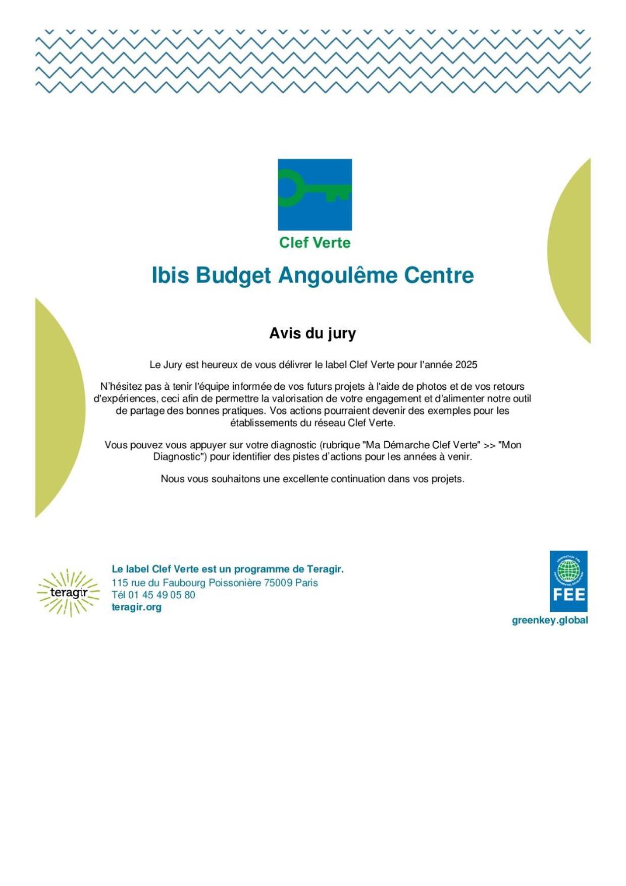 Ibis Budget Angouleme Centre Kültér fotó